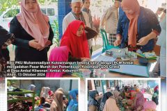 13 Oktober 2024, RSU PKU Muhammadiyah Kutowinangun mengadakan Pasar Murah dan Pemeriksaan Kesehatan GDS secara gratis