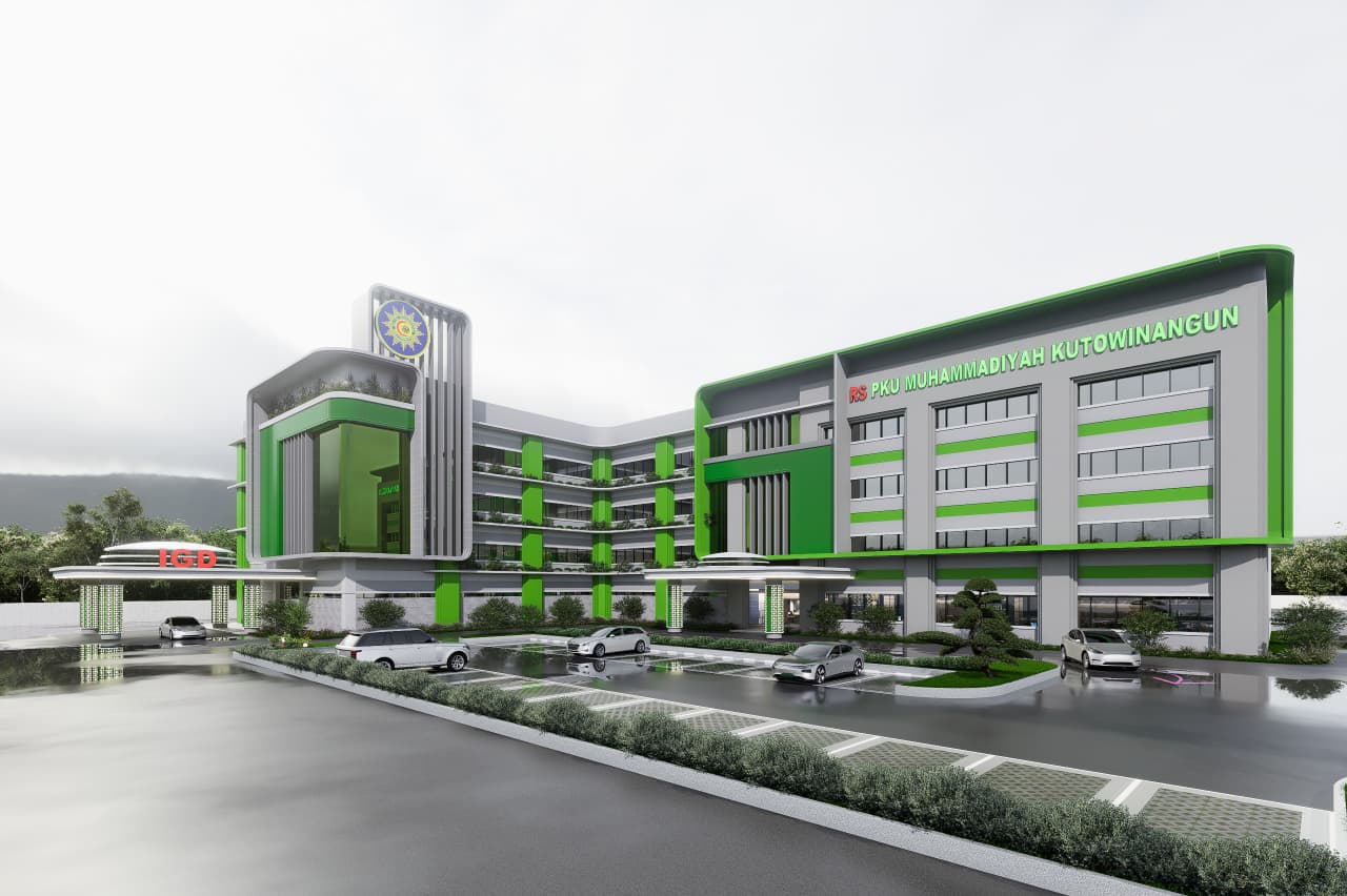 Desain RSU PKU Muhammadiyah Kutowinangun Baru