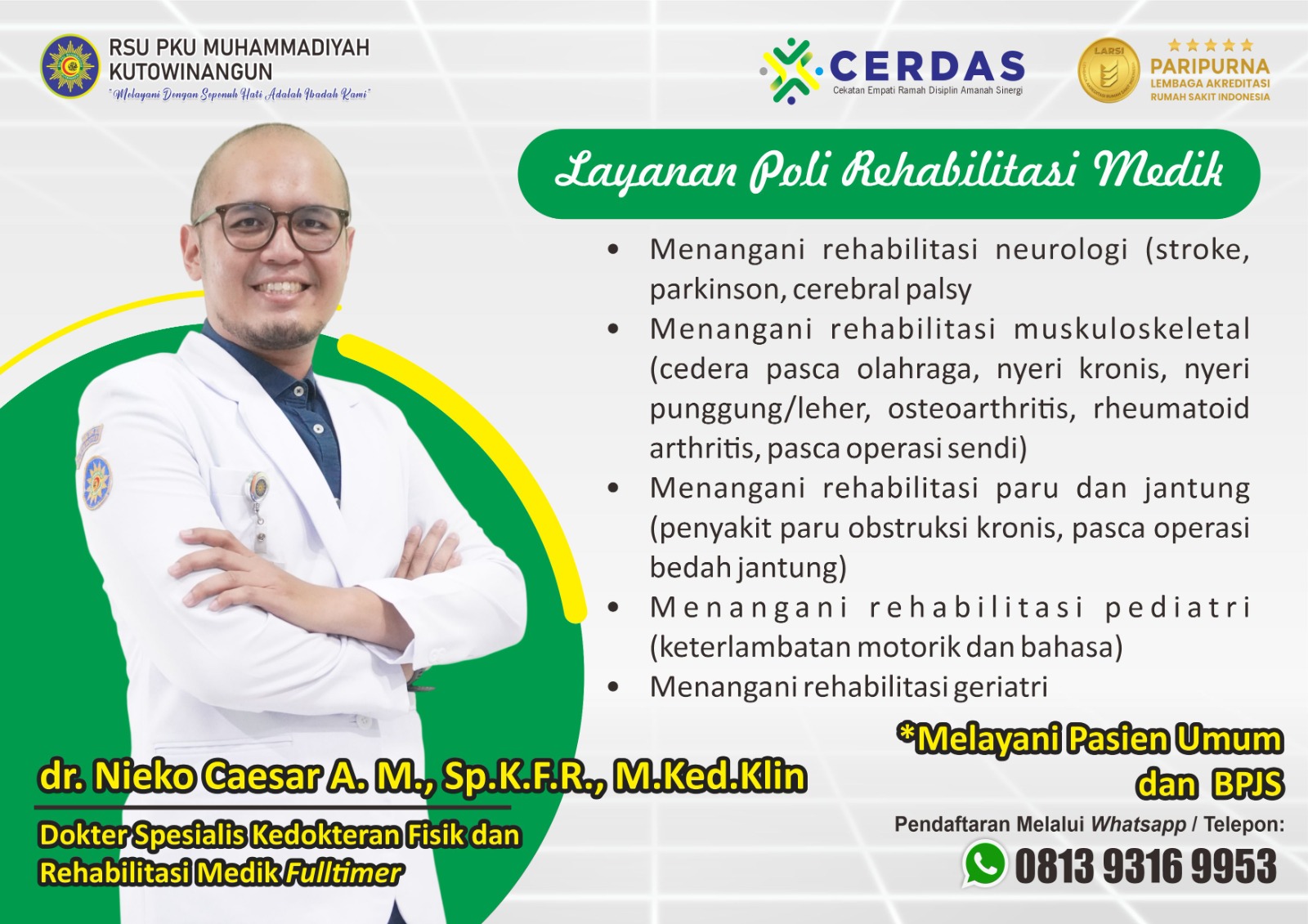 Poli Spesialis Rehabilitasi Medik Poli Spesialis Rehabilitasi Medik